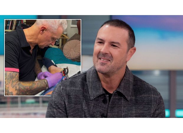 Paddy McGuinness gets new tattoo as he raises £10.5 million for charity.