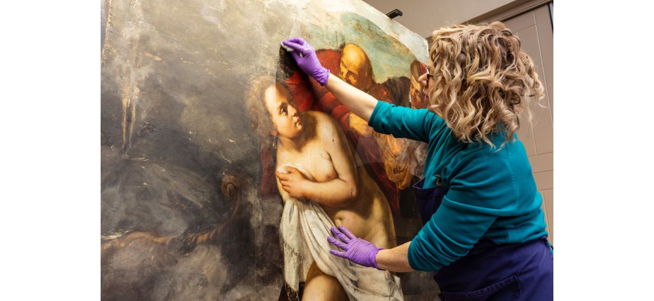 A rarely seen work by Artemisia Gentileschi is being exhibited in Scotland for the first time.