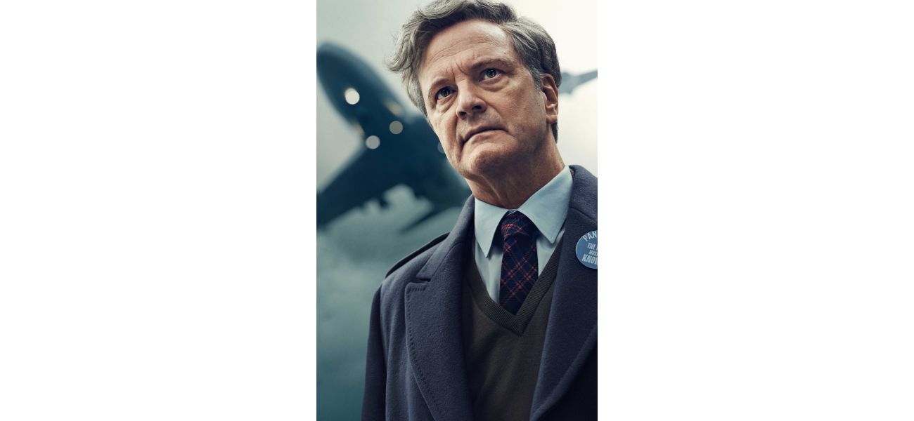 Actor Colin Firth struggled with his role in a drama about the Lockerbie tragedy.