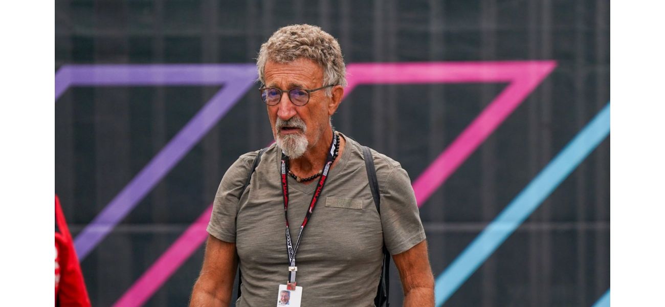 76-year-old F1 icon Eddie Jordan shares his fight against 