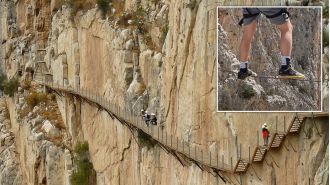 A 20-year-old British tourist passes away during a hazardous climb in Spain.