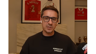 Gary Neville reacts to a daring statement that Chelsea could surpass current Premier League frontrunners Liverpool.