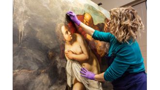 A rarely seen work by Artemisia Gentileschi is being exhibited in Scotland for the first time.