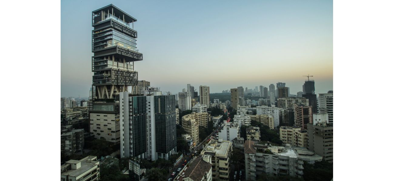 A 27-storey home with a snow room and ice cream parlor is the most expensive in the world, priced at £3.6 billion.