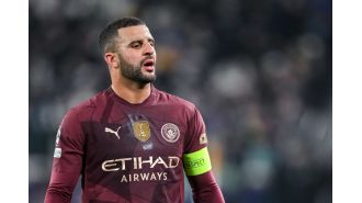 Kyle Walker received a racist message after Manchester City lost to Juventus.