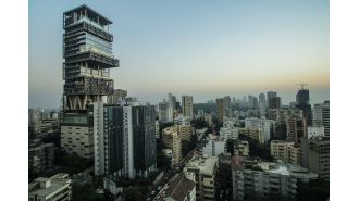 A 27-storey home with a snow room and ice cream parlor is the most expensive in the world, priced at £3.6 billion.