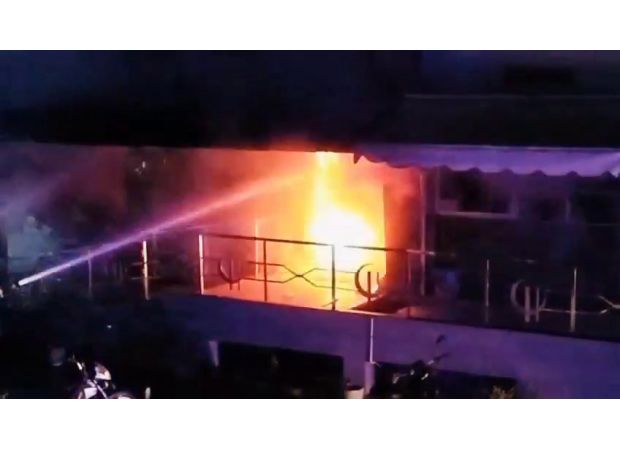 Seven people were discovered deceased in an elevator following a massive fire at a hospital.