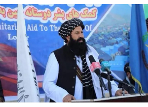 Thousands gather for funeral of Taliban official slain by Islamic State bomber.