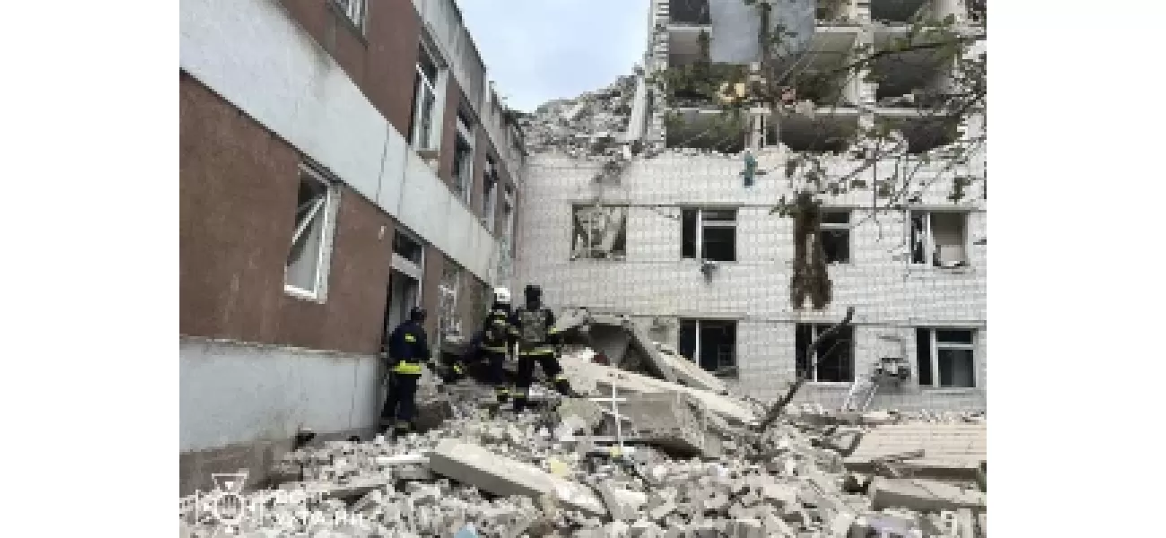 Russia strikes Ukraine with large number of missiles and drones in powerful assault.