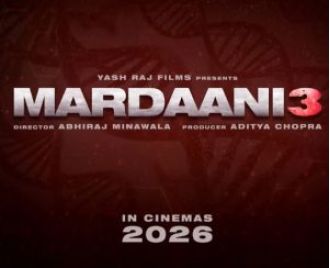 New film 'Mardaani 3' featuring Rani Mukerji is described as intense and violent, set for release in 2026.