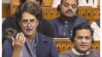 Priyanka Gandhi criticized PM Modi in Lok Sabha, saying he is mistaking the Indian Constitution for the rule book of the Sangh organization.