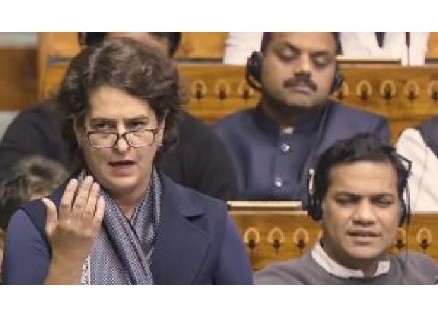 Priyanka Gandhi criticized PM Modi in Lok Sabha, saying he is mistaking the Indian Constitution for the rule book of the Sangh organization.