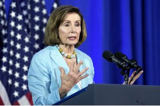 Nancy Pelosi hospitalized in Luxembourg due to injury.