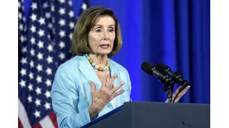 Nancy Pelosi hospitalized in Luxembourg due to injury.