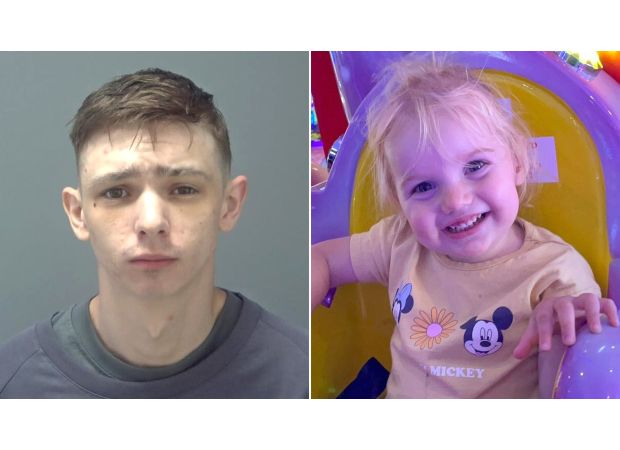 A man who kicked a baby to death and then pushed the dead body around in a stroller for three days has been sentenced to life in prison.