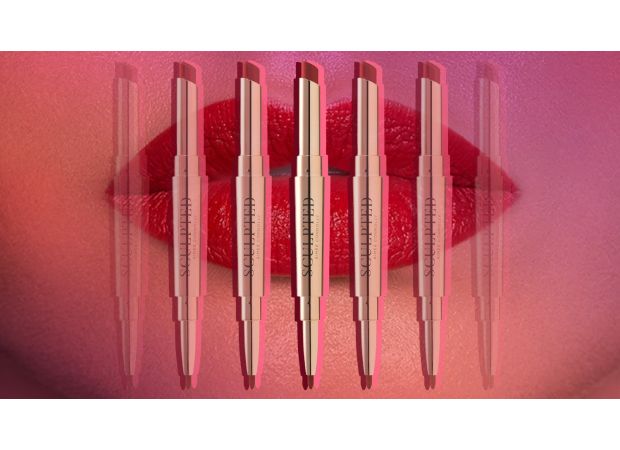 Rediscover your love for red lipstick with one Sculpted by Aimee product this Christmas.