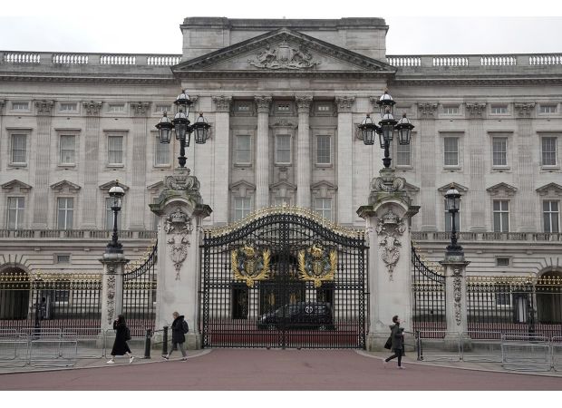 A maid at Buckingham Palace was arrested for causing a drunken fight during the office holiday party.