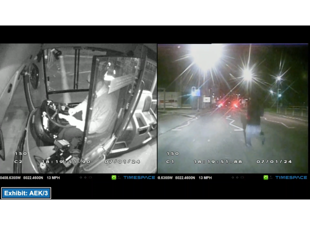 A paper-reading bus driver in the UK caused a fatal accident with a pedestrian.