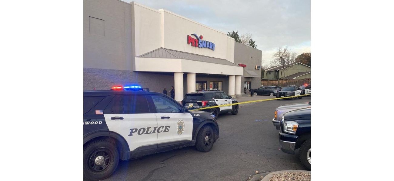 Police apprehend one young and one older suspect in connection with a shooting at a PetSmart store in Lakewood on Friday.