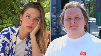 Lewis Capaldi denies dating influencer after rumours of being close with her.