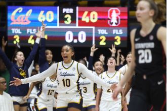 Cal beats Stanford by biggest margin in 42 years thanks to 18 3-pointers, breaking program record.