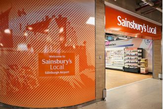 Sainsbury's has launched their first UK airport store.