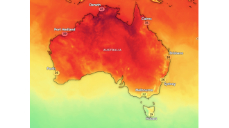 The entire country is experiencing a heatwave.