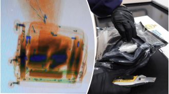 A Canadian is facing charges after 11kg of cocaine was supposedly discovered in their luggage.
