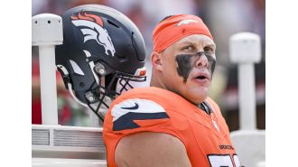 Sean Payton of the Broncos praises Garett Bolles as one of the top pass-blockers in the league. #DenverBroncos #GarettBolles #PassBlocker