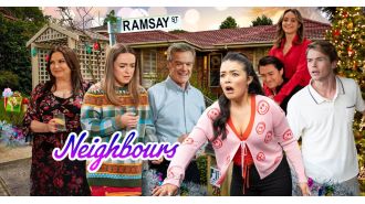 The TV show Neighbours announces a destructive holiday crash and the comeback of a significant character.