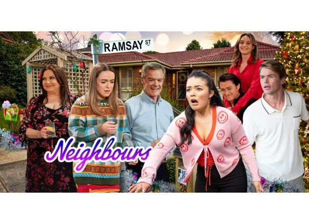 The TV show Neighbours announces a destructive holiday crash and the comeback of a significant character.