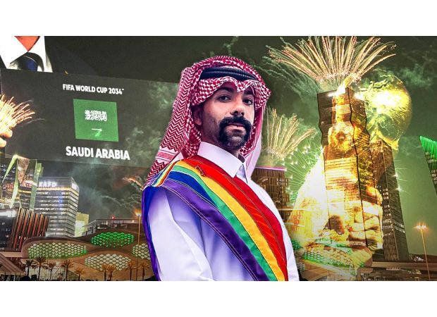 Saudi World Cup is a way to mask homophobia, says victim.