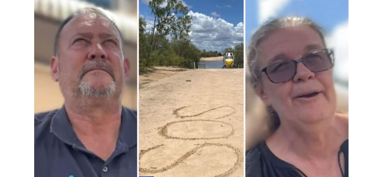 Couple saved from 'crocodile territory' after 72 hours.