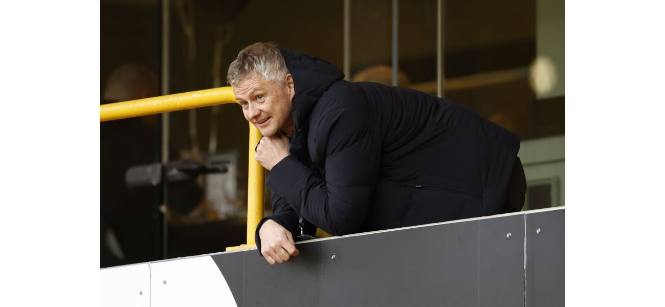 Former Man Utd player Ole Gunnar Solskajer attended the Wolves vs Ipswich match.