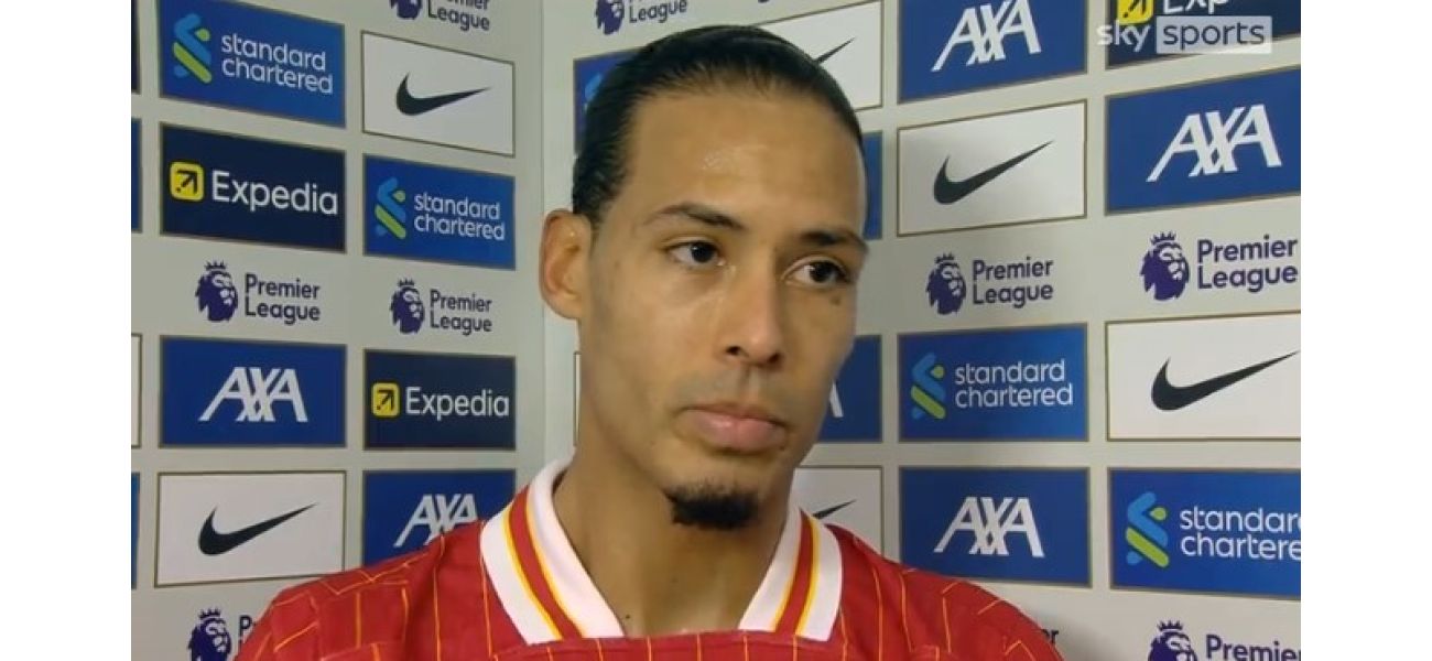 Liverpool player Van Dijk worried about referee in game against Fulham, resulting in a draw.