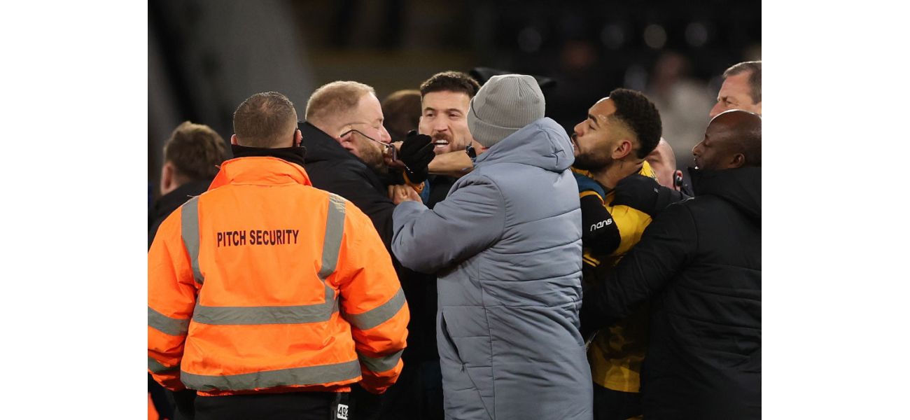 Matheus Cunha of Wolves could be suspended for altercation with Ipswich Town staff.