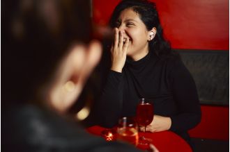 Avoid loud eateries with this ear accessory.