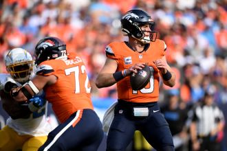 Is Garett Bolles' $82 million contract worth it? According to QB Bo Nix, it is.