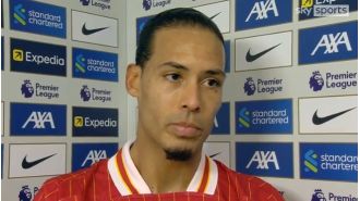 Liverpool player Van Dijk worried about referee in game against Fulham, resulting in a draw.