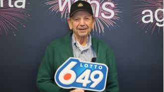 A fortunate lottery winner wins $1 million for the third time, second time this year.