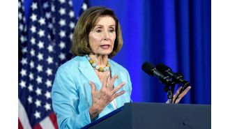 Nancy Pelosi has hip surgery in Germany after a fall, performed at a US military hospital.