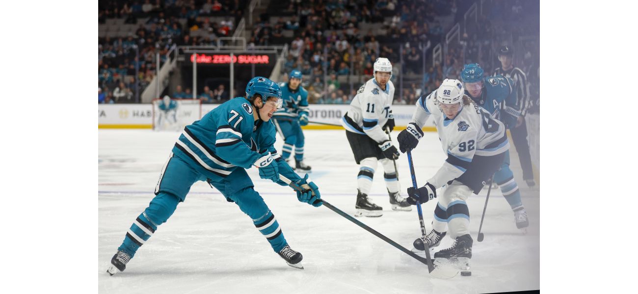 San Jose Sharks suffer defeat to Utah after a late goal in a heated game.