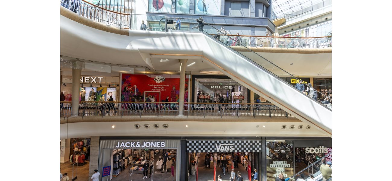 A man has passed away following a fall from the top floor of a shopping center.