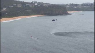 A man in his 50s was found dead in the water near Sydney's Northern Beaches.