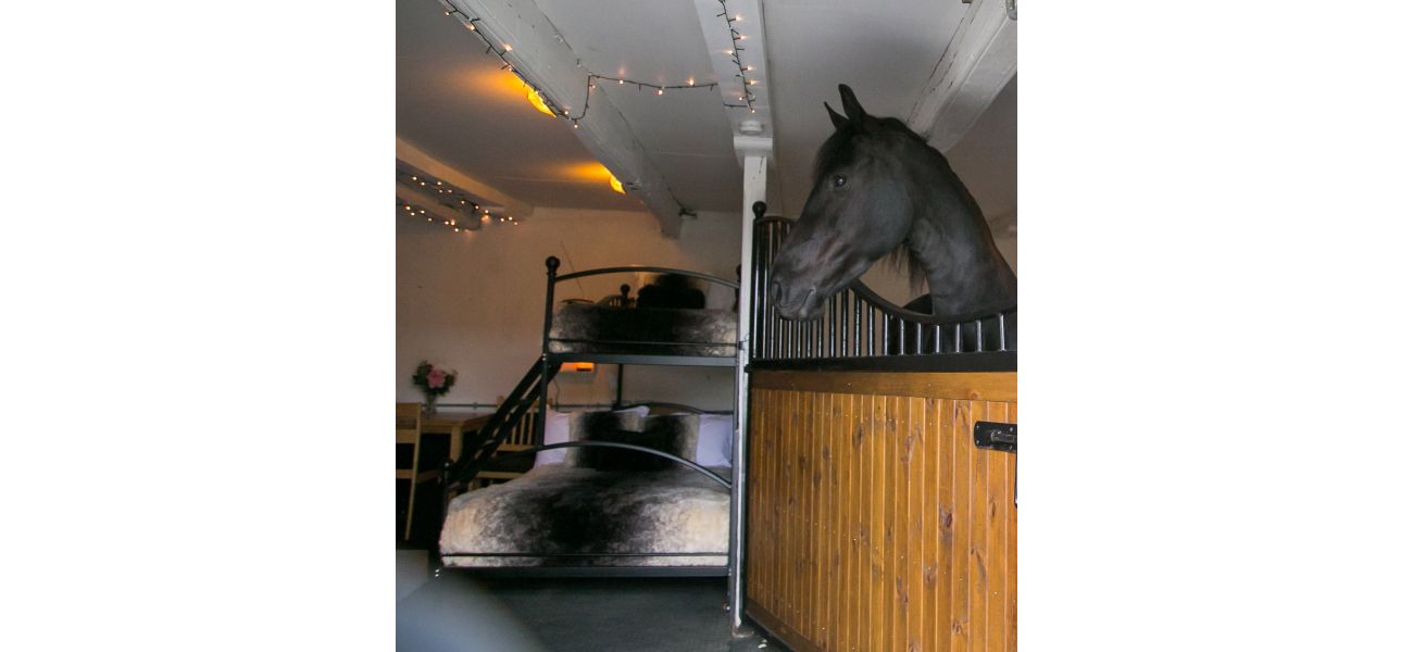 Farm in Lake District offers guests stables with horses for £350 per night.