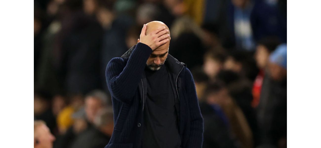 Guardiola admits surprise and disappointment after Manchester's devastating loss.