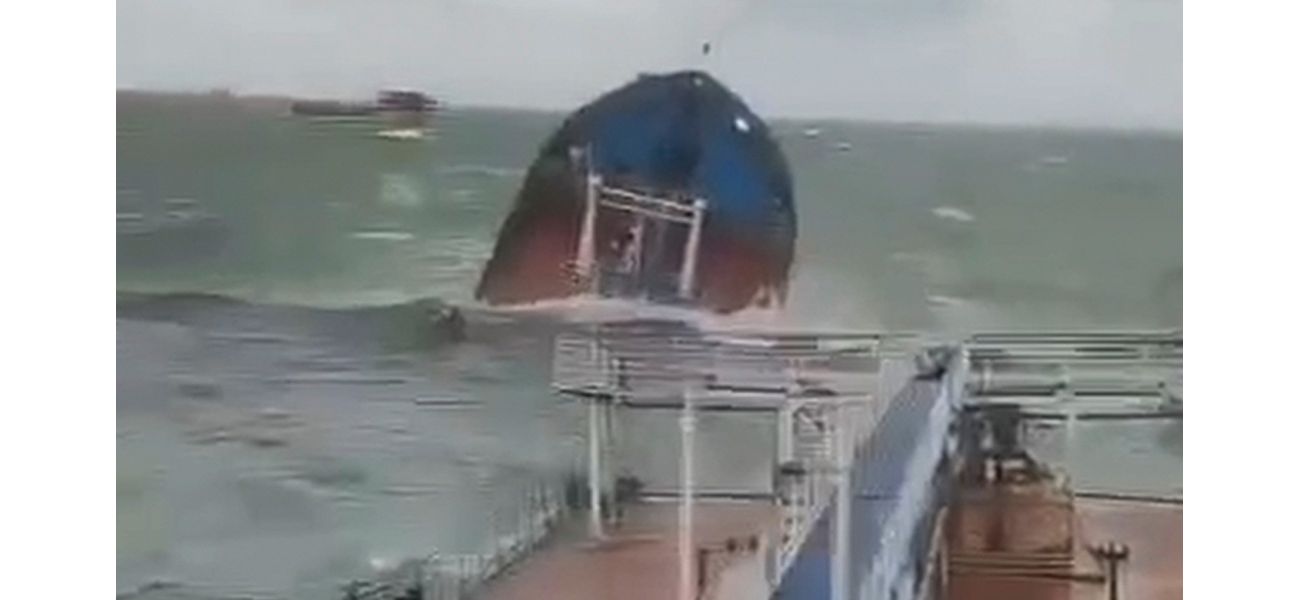 A Russian oil tanker has broken in half, raising concerns about potential environmental disaster.