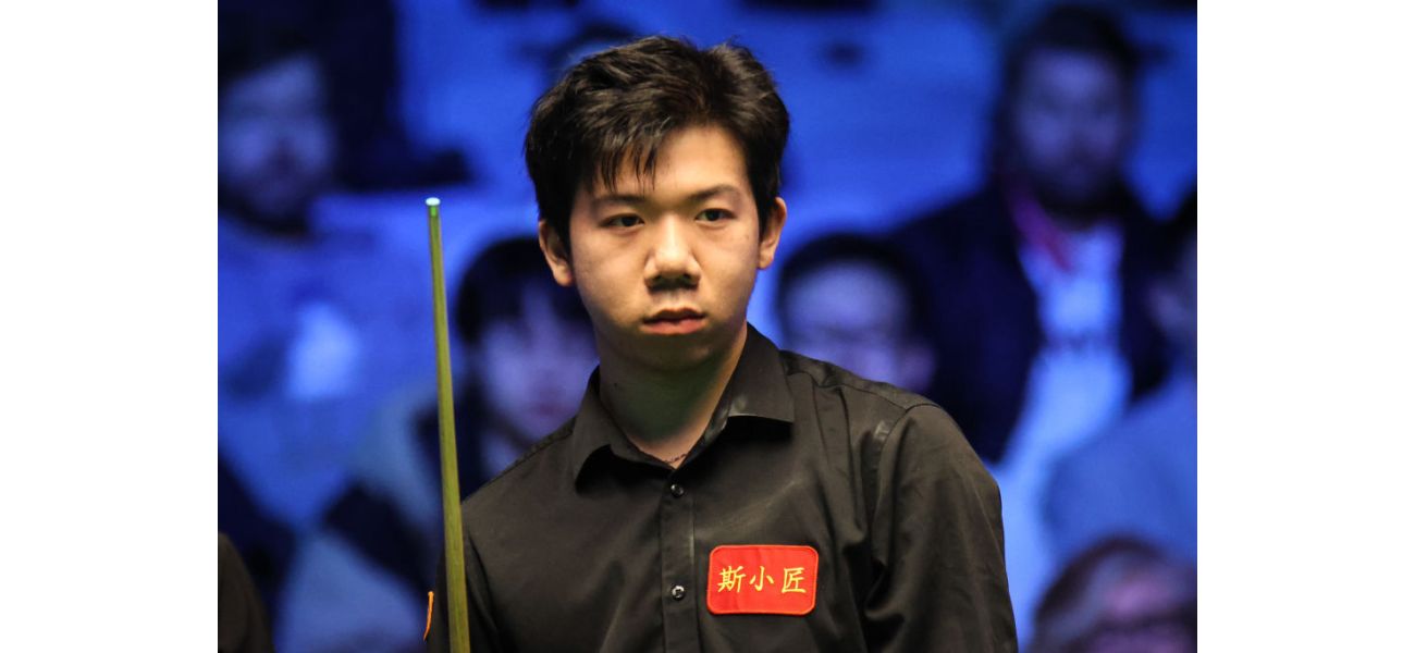Lei Peifan, ranked 84th in the world, pulls off a huge upset by winning the Scottish Open.