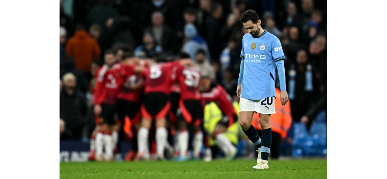 Bernardo Silva criticizes Manchester City's poor performance in their loss to Manchester United.
