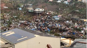 Cyclone causes mass destruction in French territory Mayotte, leaving many presumed dead.